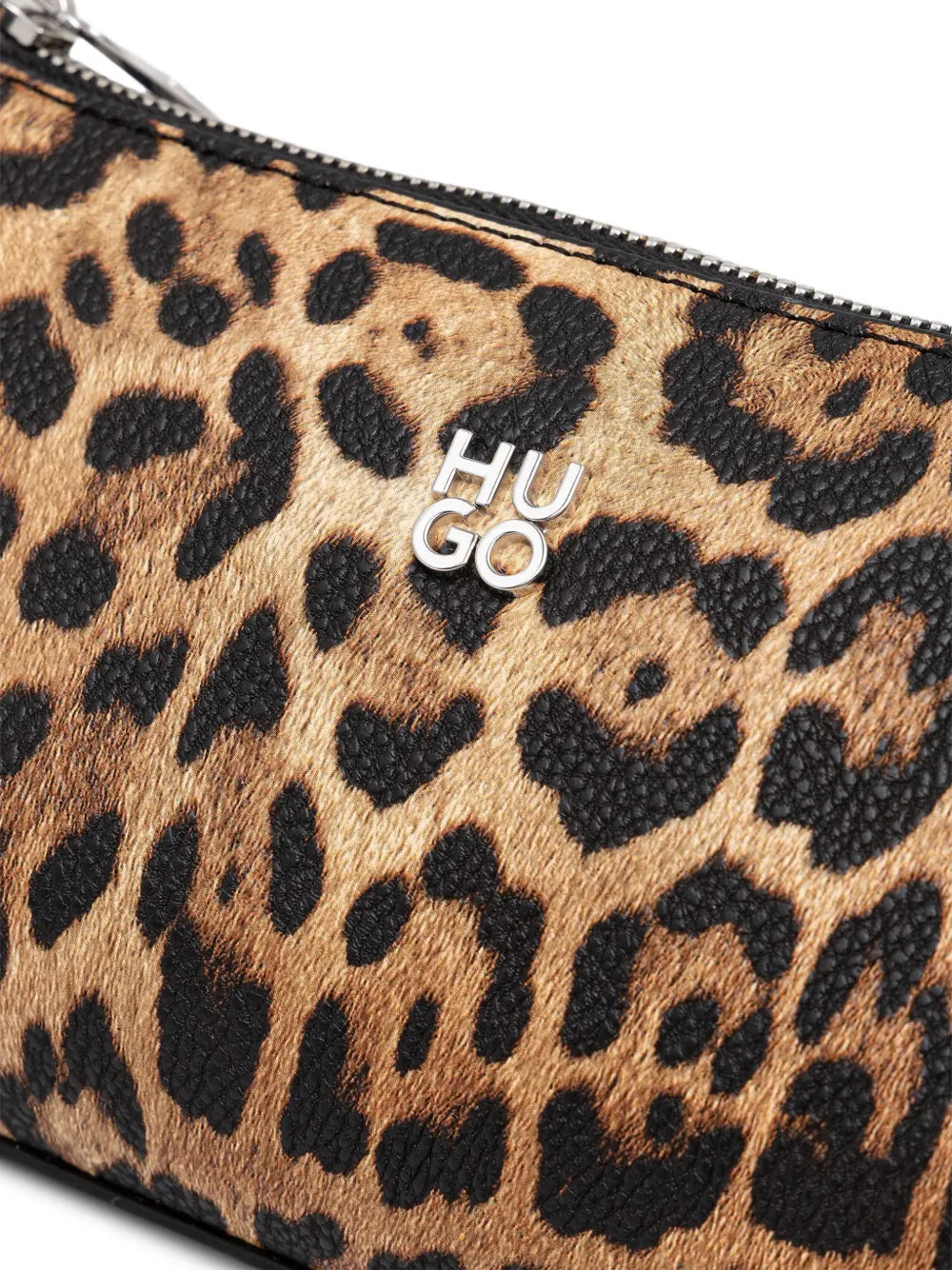 HUGO Schoudertas met ritssluiting Bruin