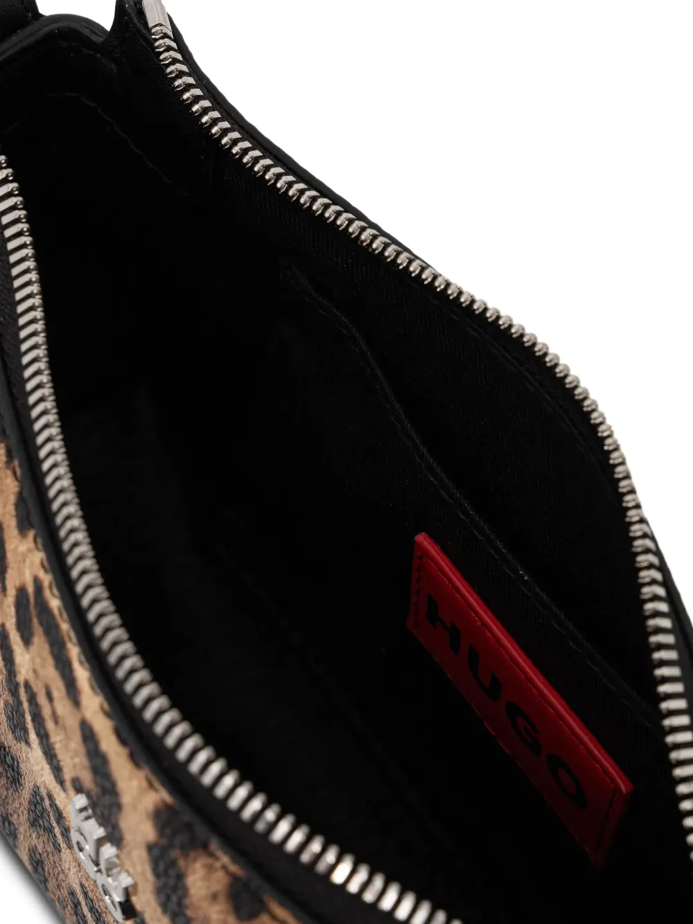 HUGO Schoudertas met ritssluiting Bruin