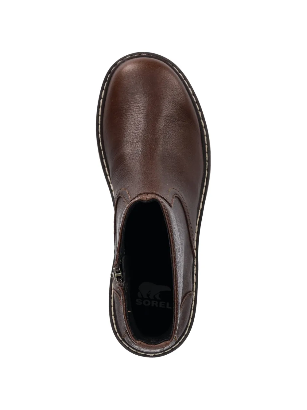 SOREL Joan laarzen met blokhak en zijrits Bruin
