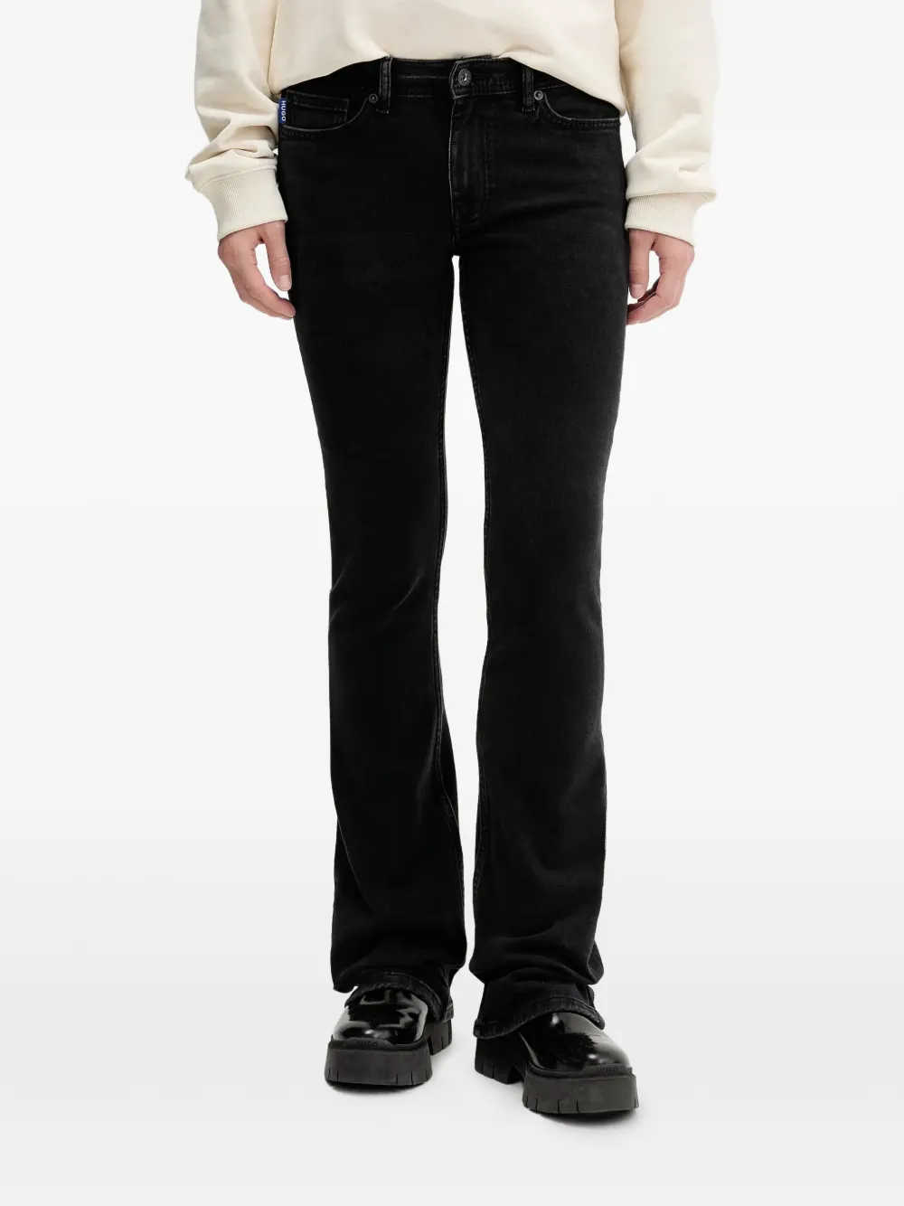 HUGO jeans con cinco bolsillos | negro | Image 1