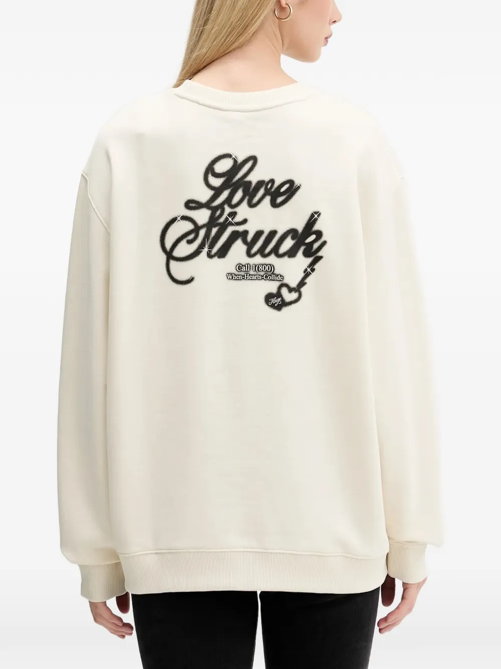 Hugo Boss Crew-neck Sweatshirt In Neutral