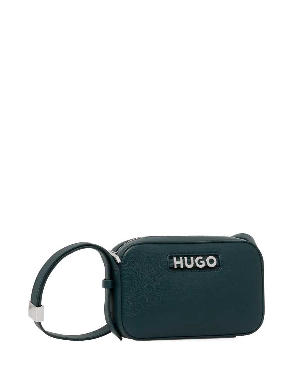 Hugo Boss Logo Plaque Satchel In Green