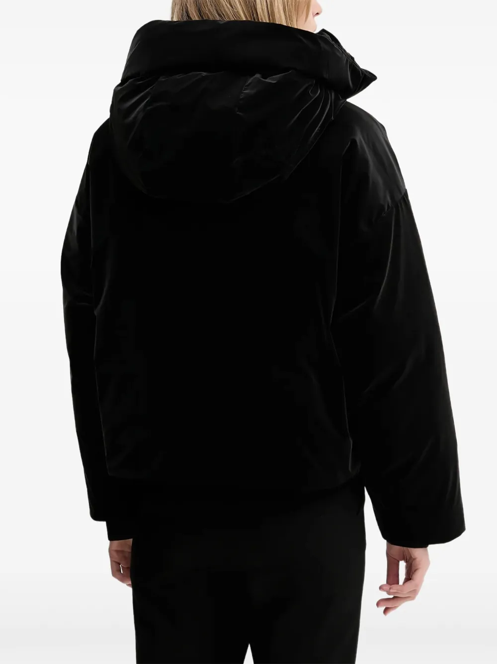 HUGO Donsjack met capuchon Zwart