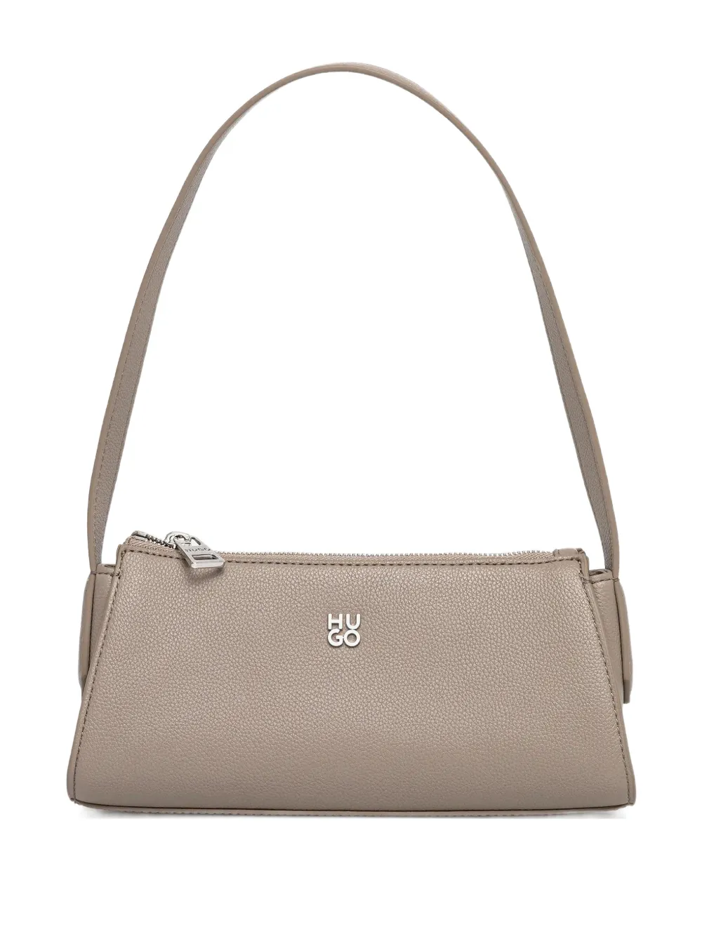HUGO logo-plaque shoulder bag - Toni neutri