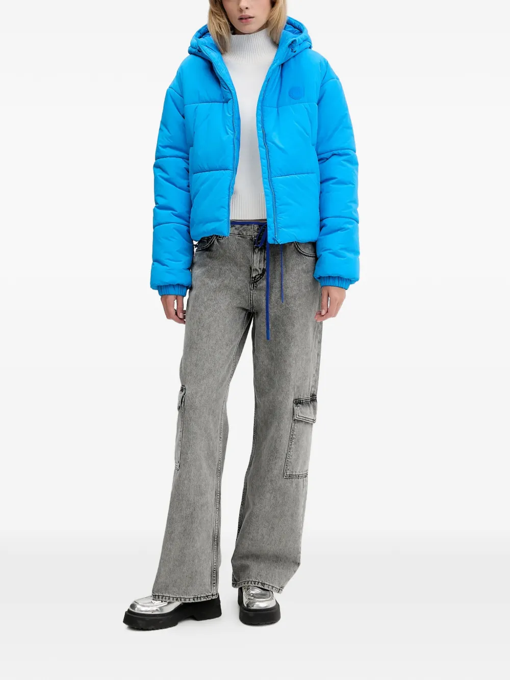 Hugo Boss Cargo Pocket Jeans In Gray