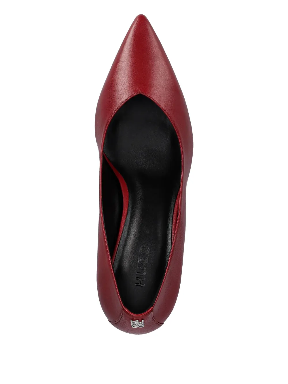 Hugo Boss 75mm Pointed-toe Heel Pumps In Red