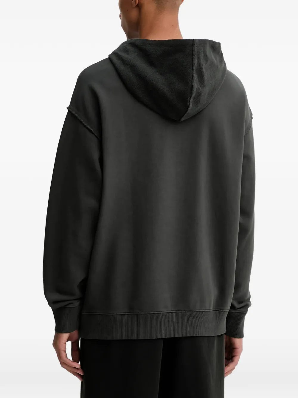 HUGO Hoodie met buidelzak Grijs