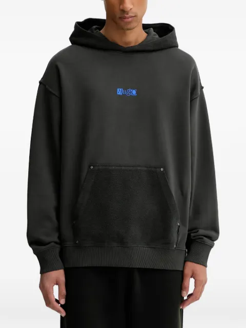 HUGO kangaroo-front-pocket hoodie