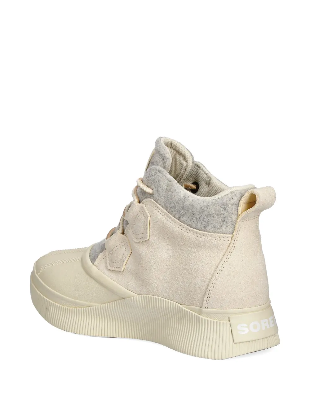 SOREL Veterlaarzen met vlakken Beige