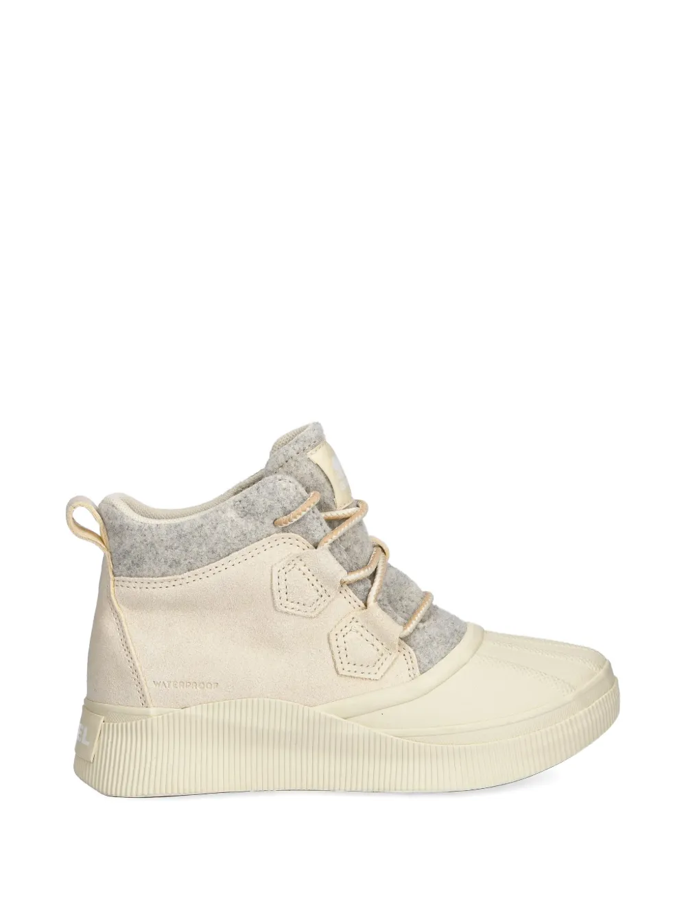 SOREL Veterlaarzen met vlakken Beige