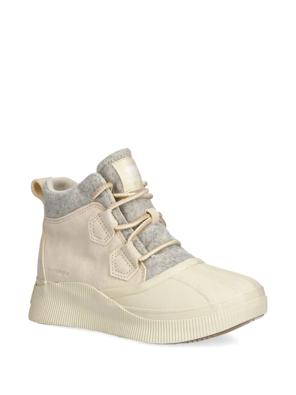 SOREL Veterlaarzen met vlakken Beige