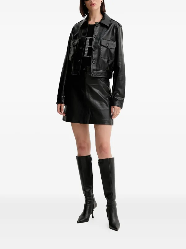 GUESS USA チェストポケット ジャケット | ブラック | FARFETCH JP