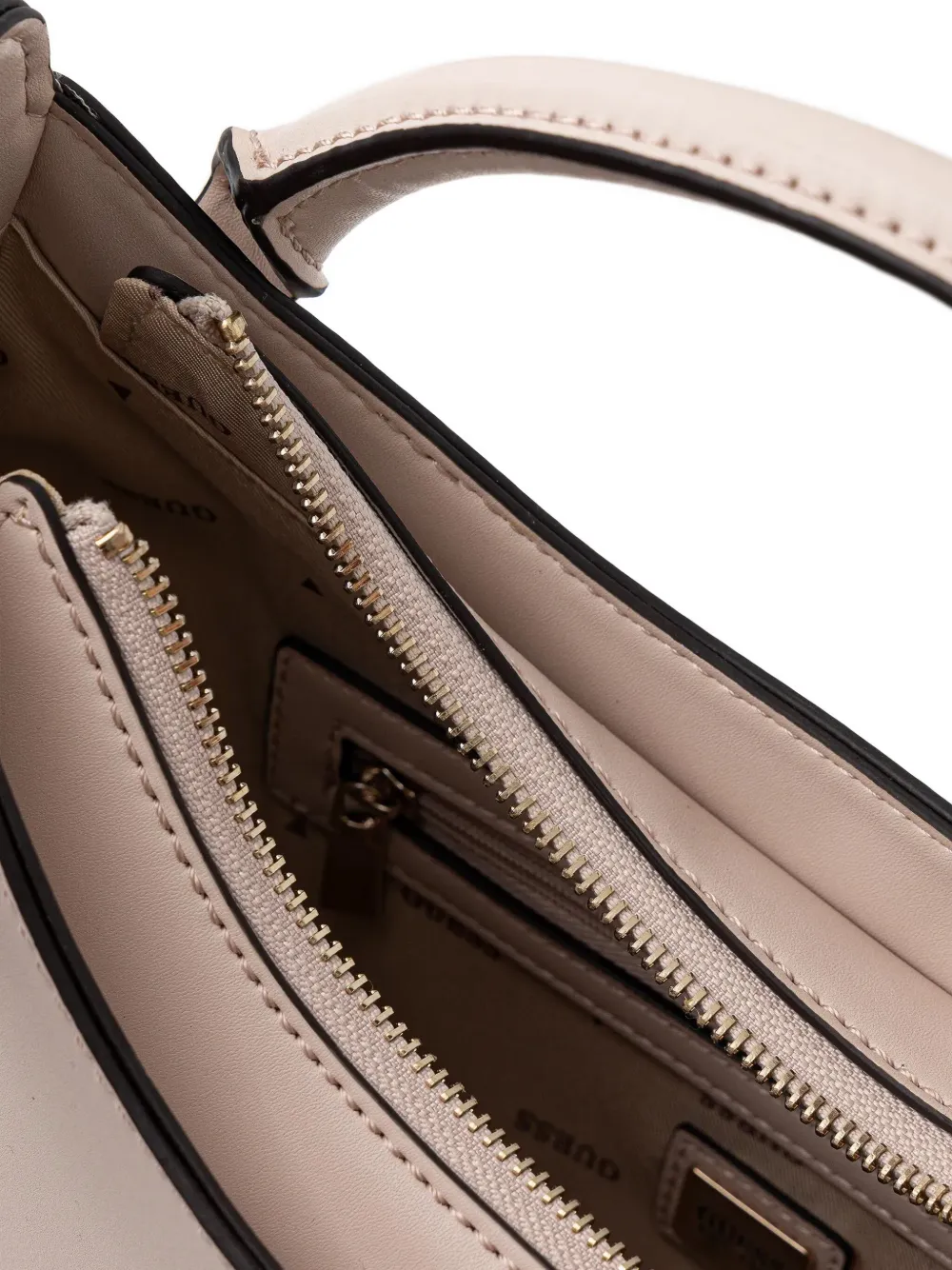 GUESS USA Tatum shopper met bedel Beige