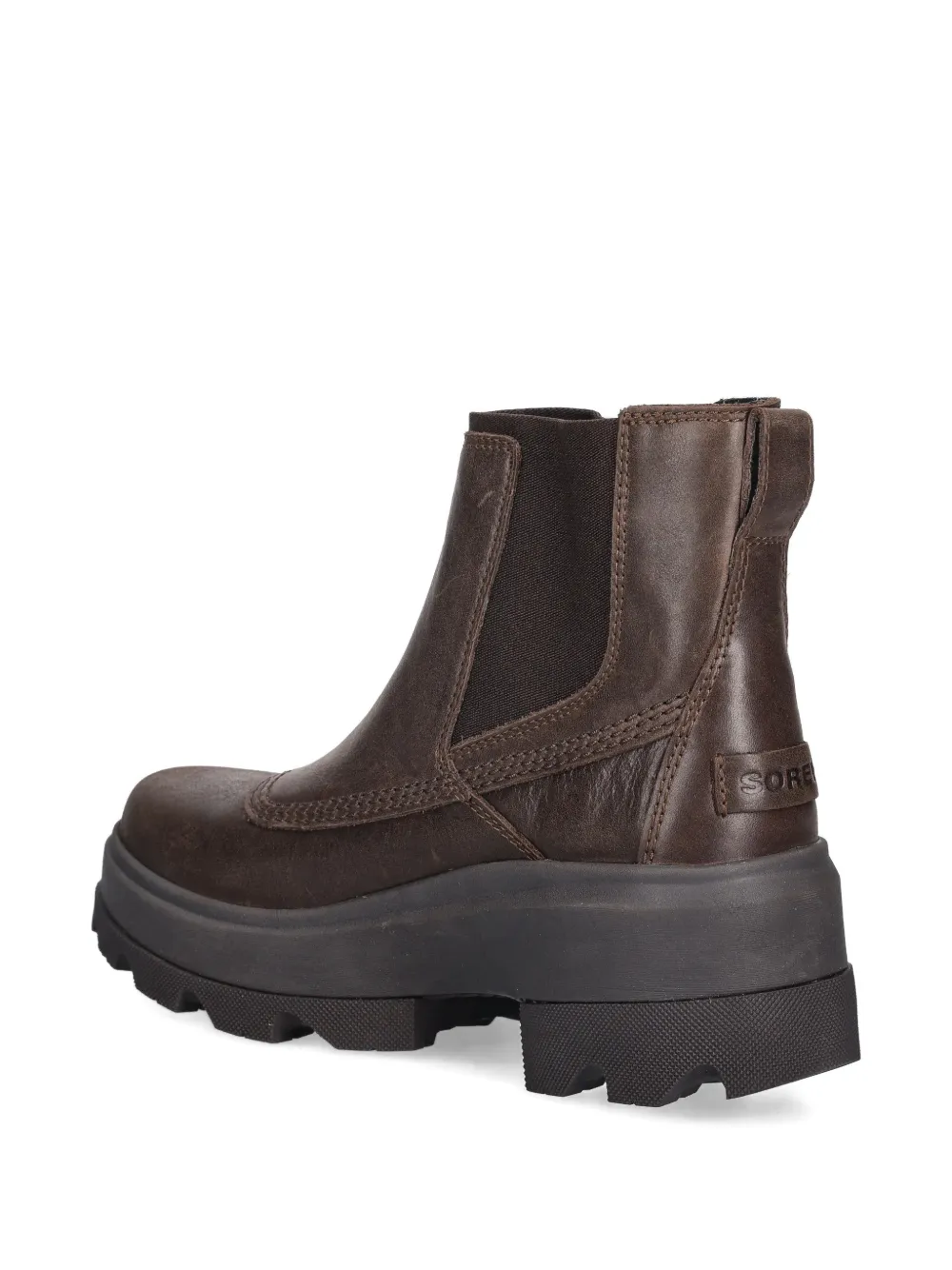 SOREL Joan Chelsea laarzen met treklip Bruin