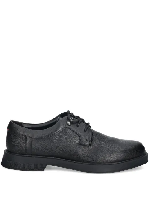 HUGO textured lace-up shoes