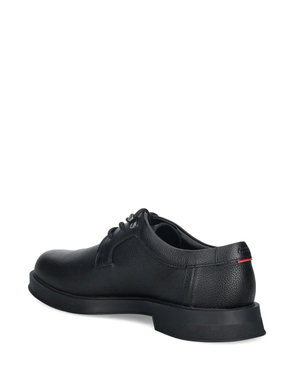 HUGO Veterschoenen met textuur Zwart