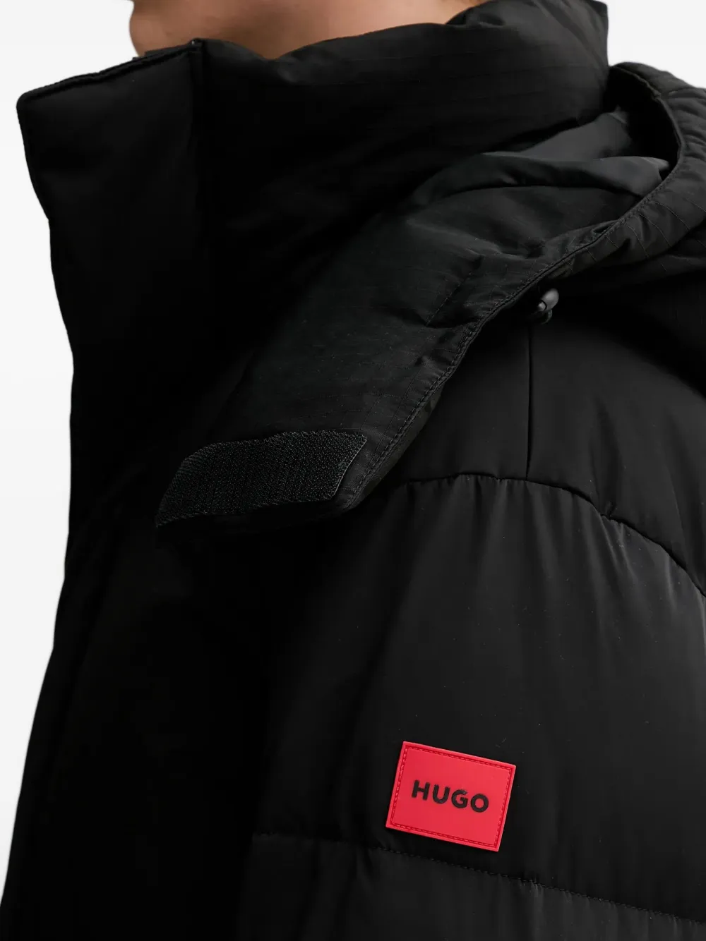 Hugo Boss Padded Jacket In Black