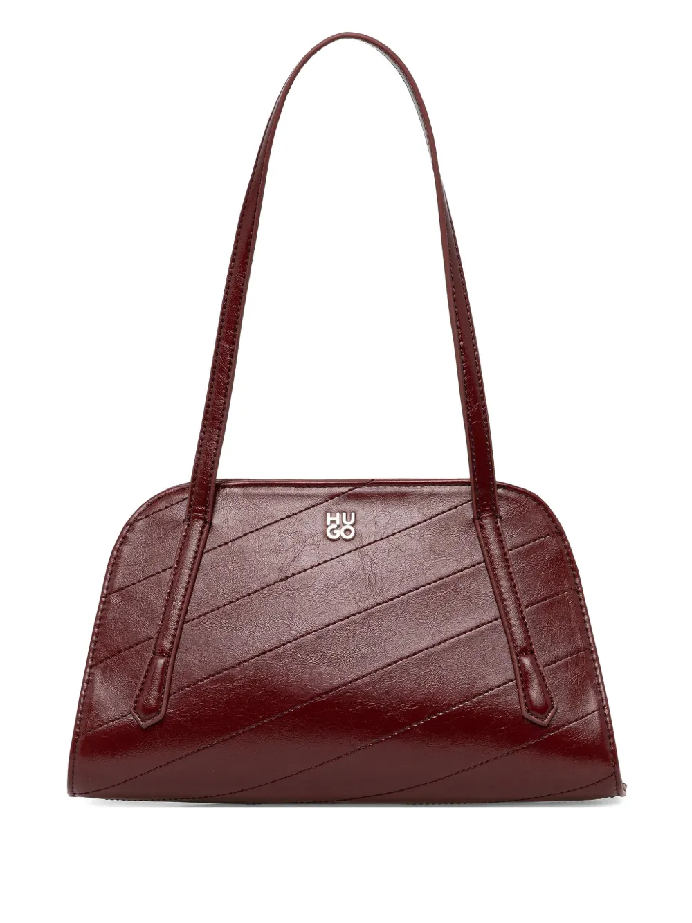 HUGO logo-detail shoulder bag - Rosso