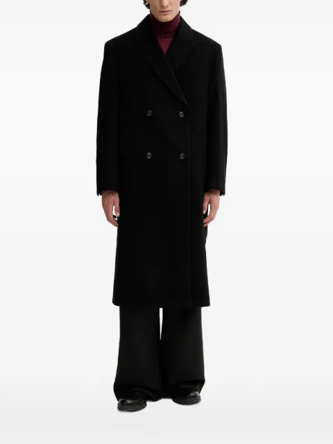 HUGO button-cuff double-breasted coat