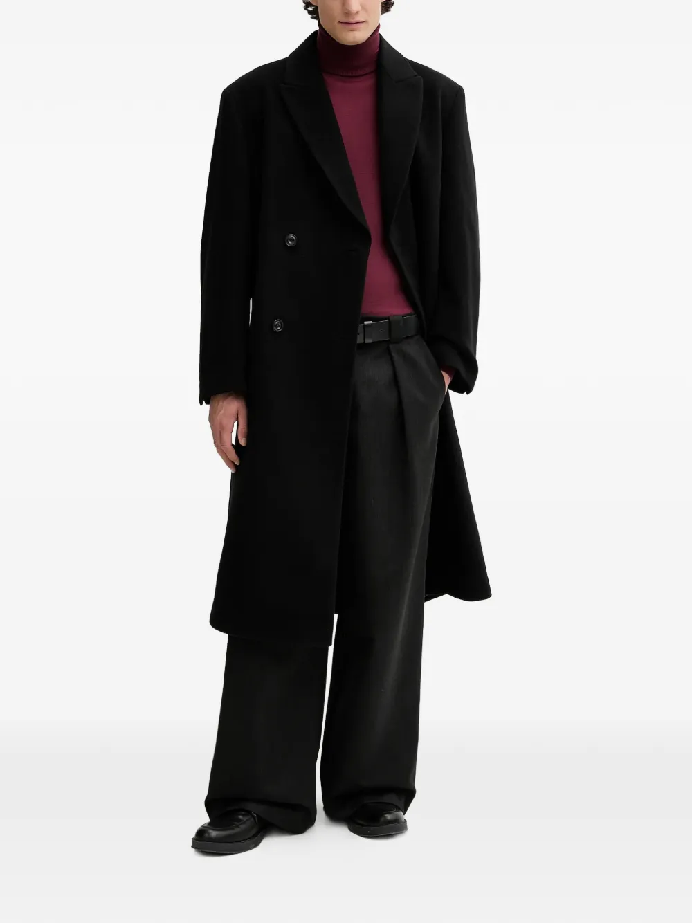 HUGO button-cuff double-breasted coat | Abrigos con doble botonadura | Image 2