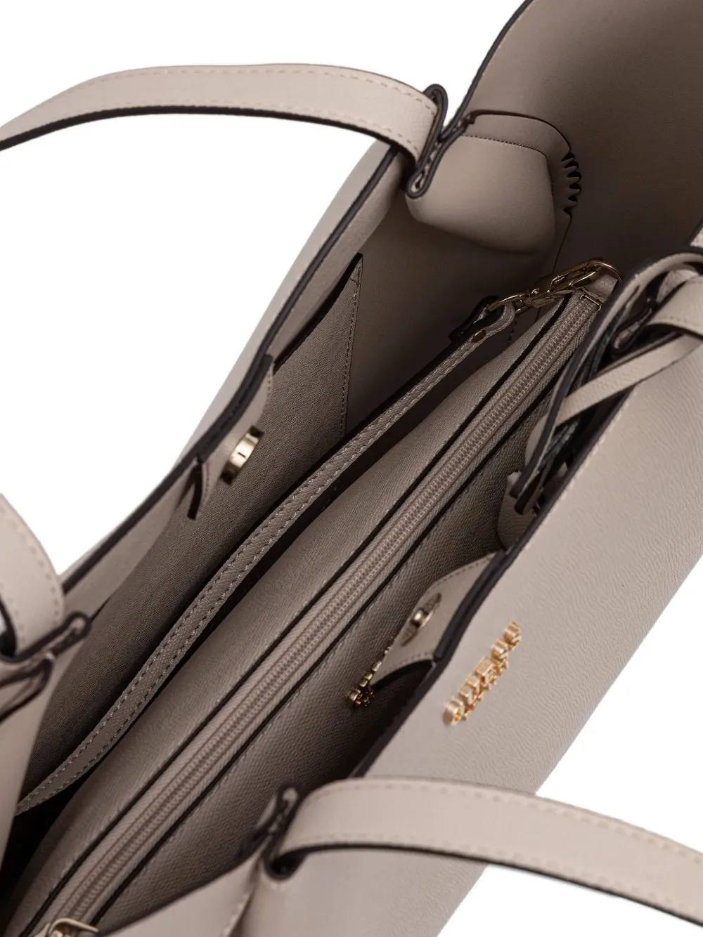 Guess Usa Amorette Tote Bag In Neutral