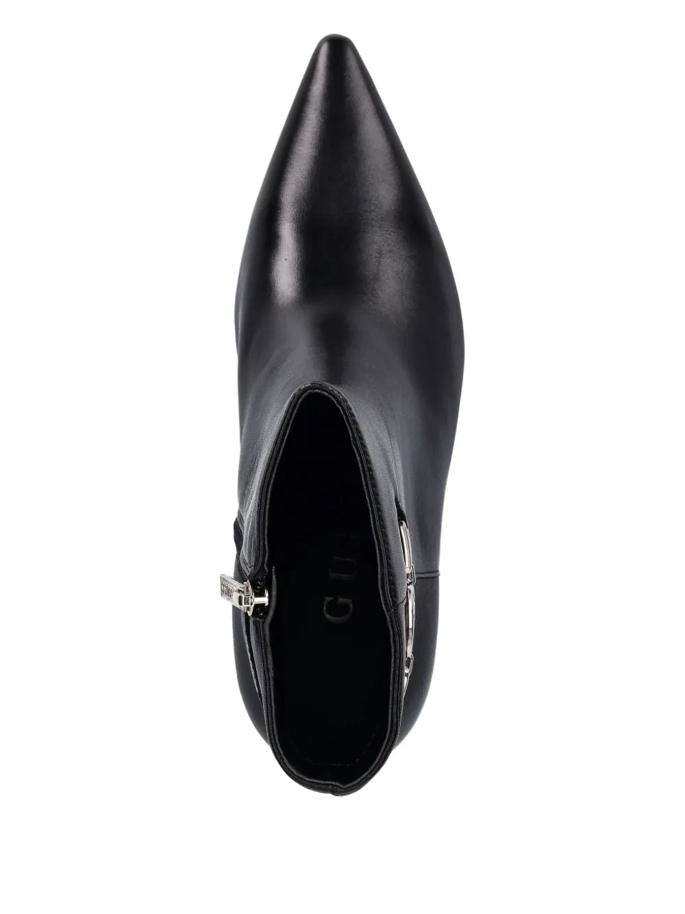 Guess Usa 67mm Chain-detail Boots In Black