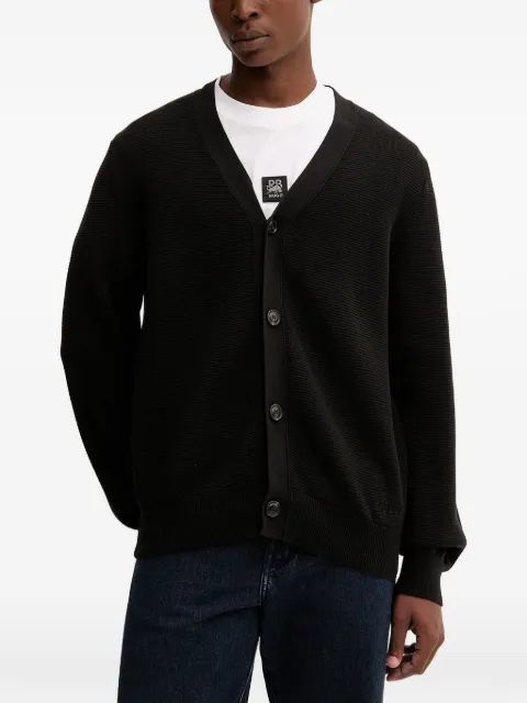 HUGO ribbed-knit cardigan