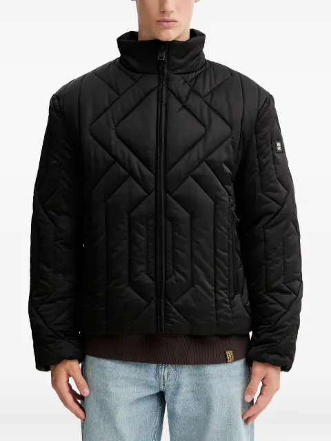 HUGO quilted zip-fastening jacket