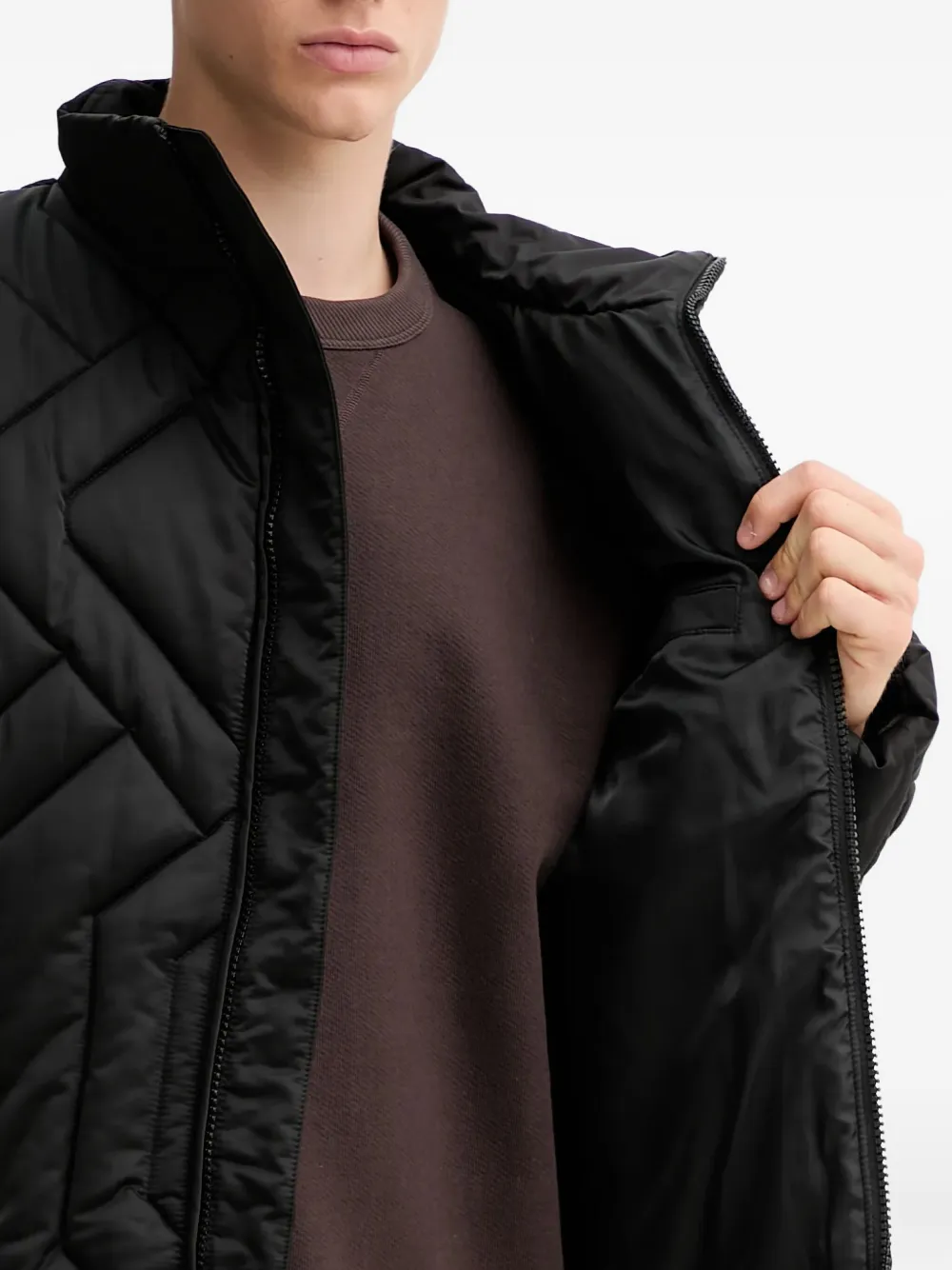 HUGO Jack met ritssluiting Zwart