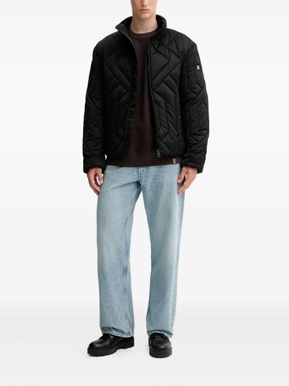 HUGO quilted zip-fastening jacket | Down Jackets | Image 2