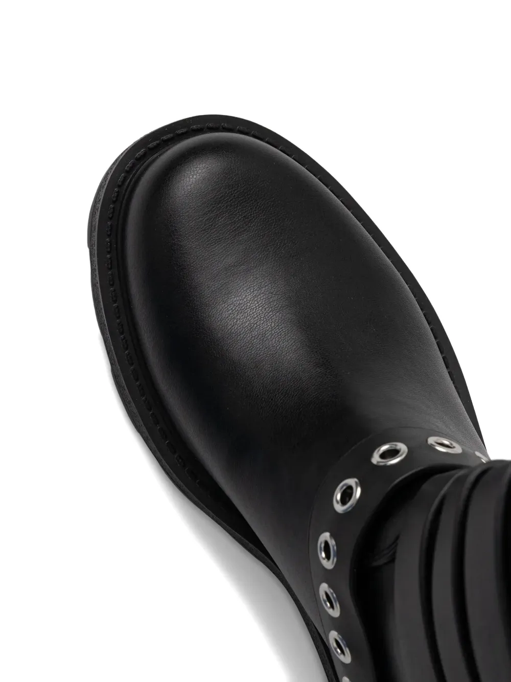 Guess Usa Buckle-strap Boots In Black