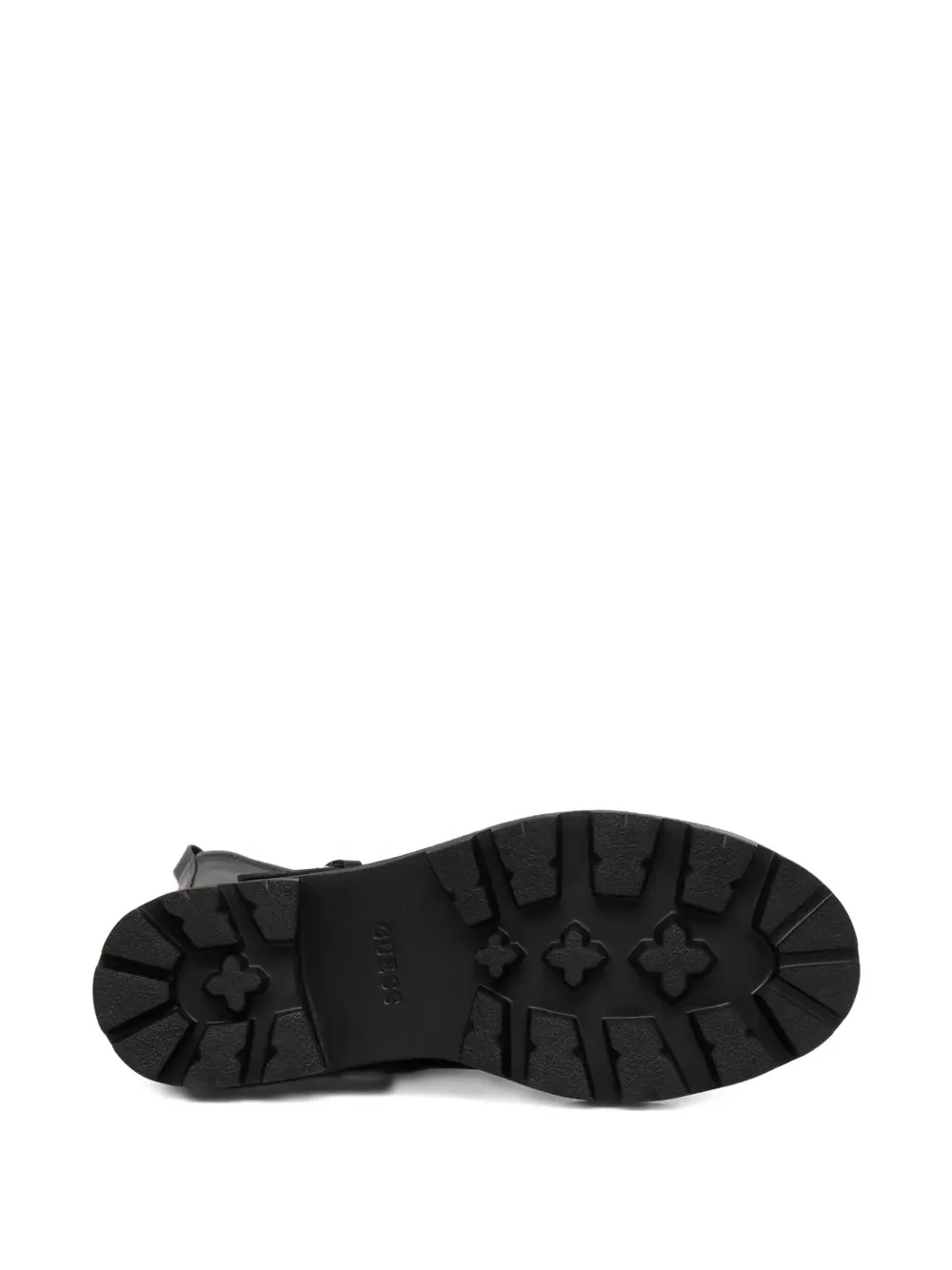Guess Usa Buckle-strap Boots In Black