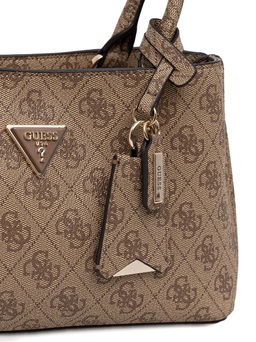 GUESS USA Meridian schoudertas Bruin