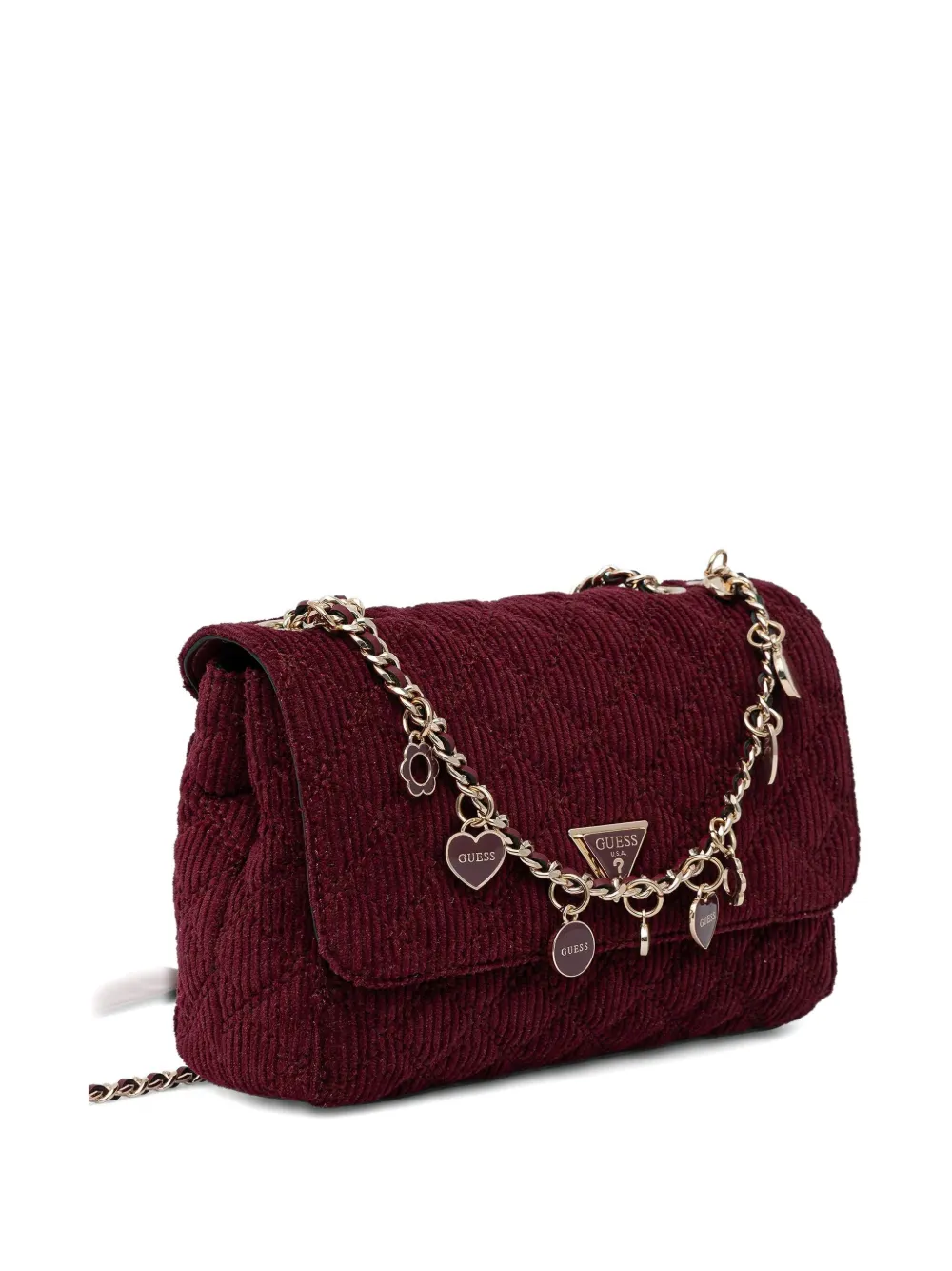 Guess Usa Giully Cross Body Bag In Red