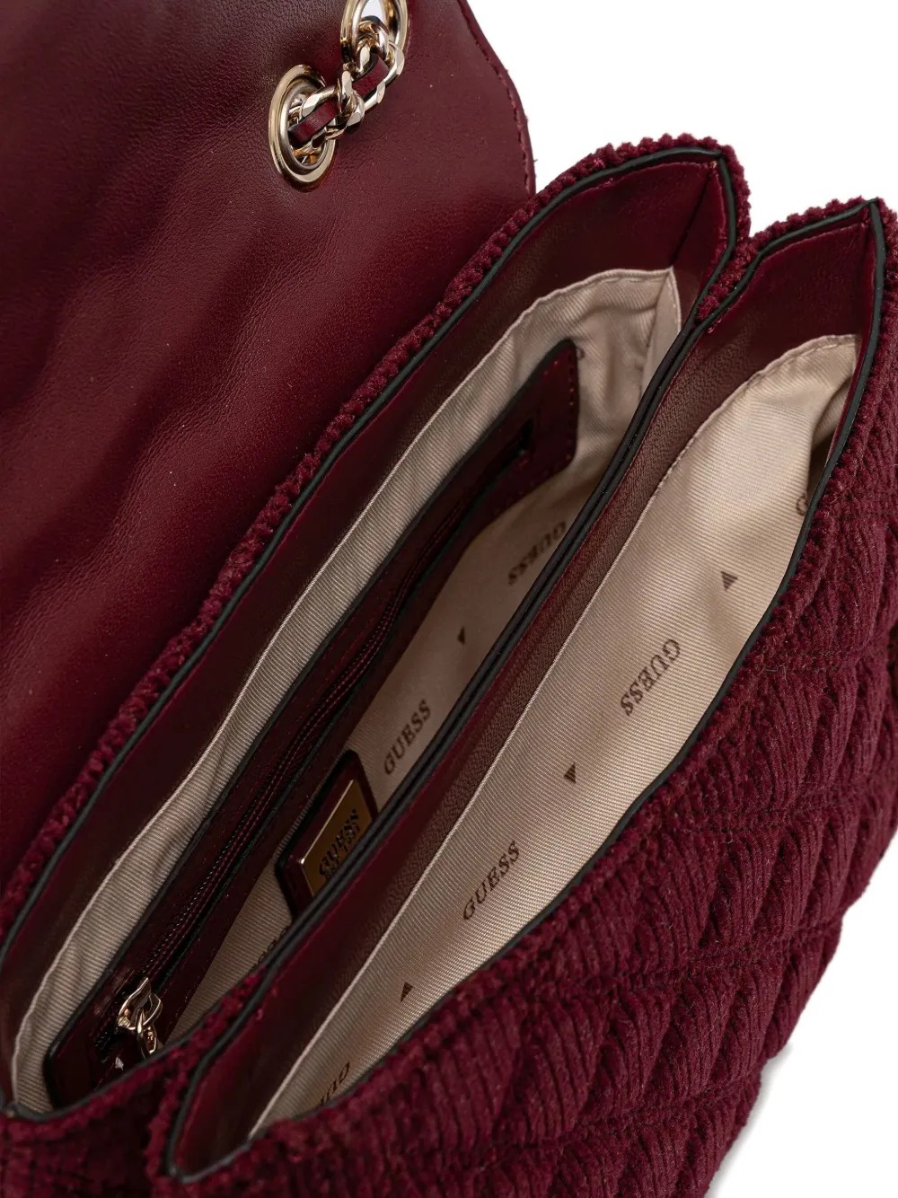 Guess Usa Giully Cross Body Bag In Red