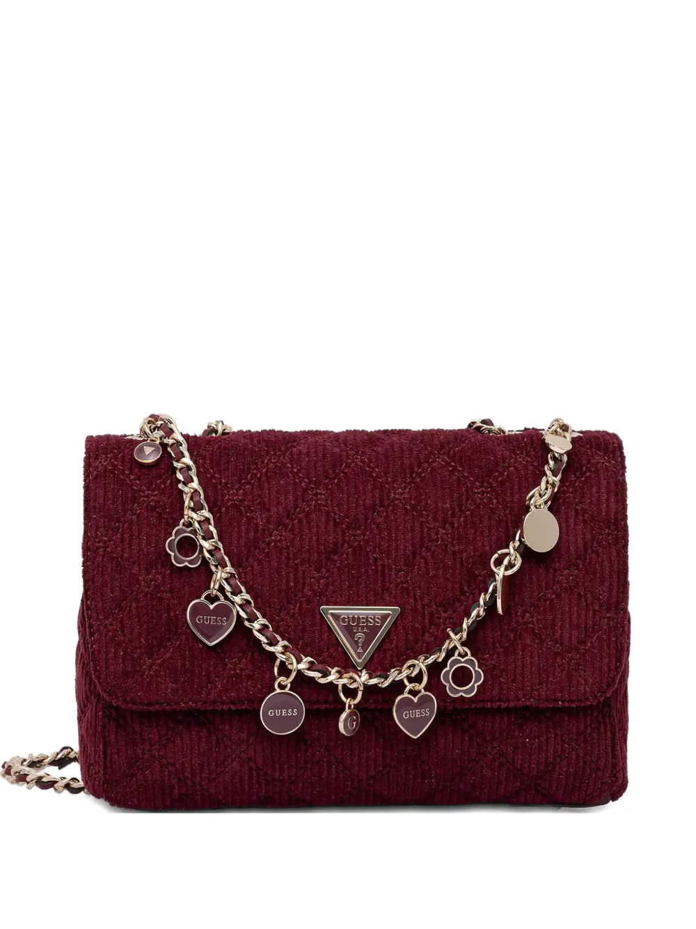 Guess Usa Giully Cross Body Bag In Red