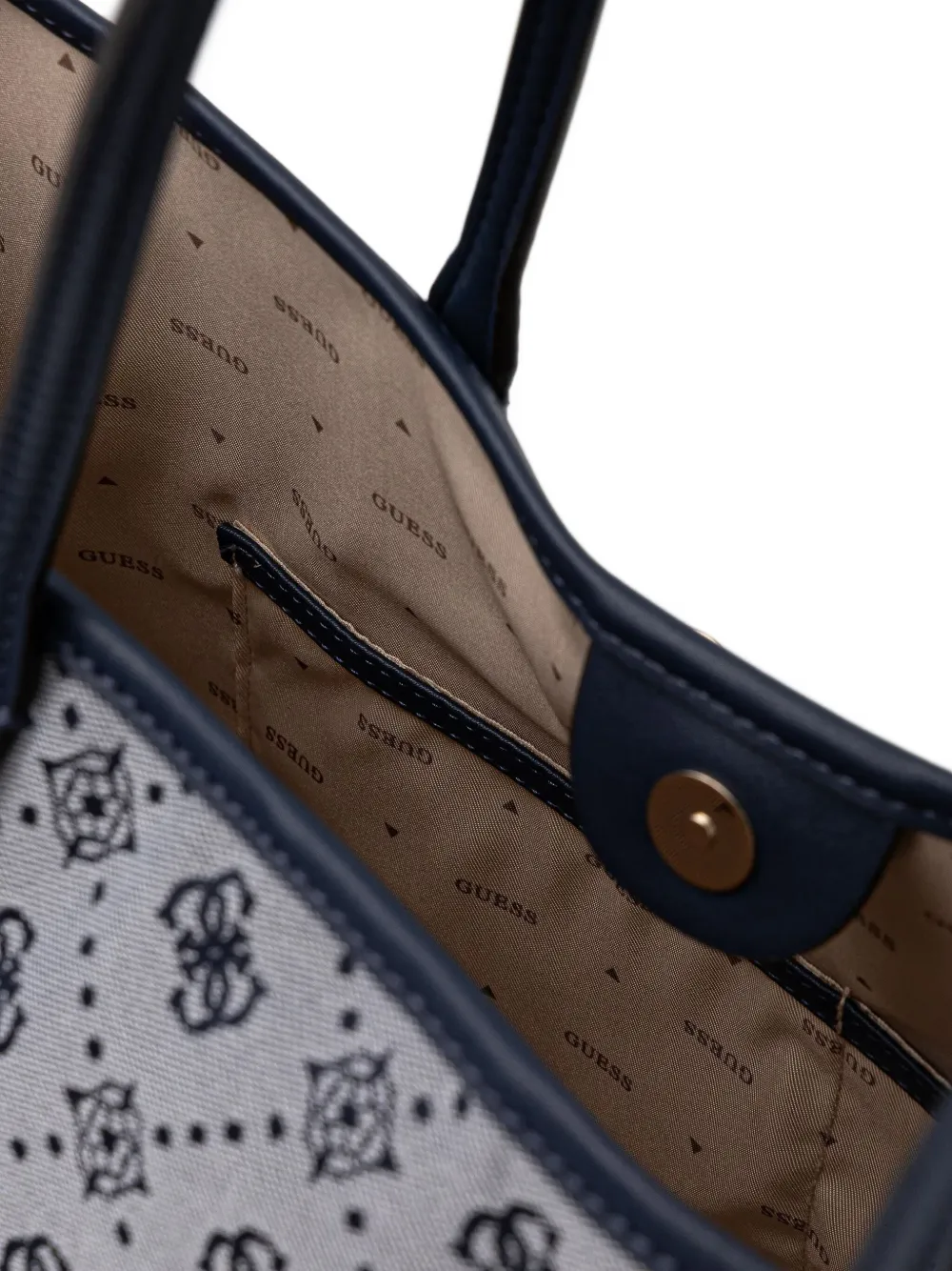 GUESS USA Shopper met monogram Grijs