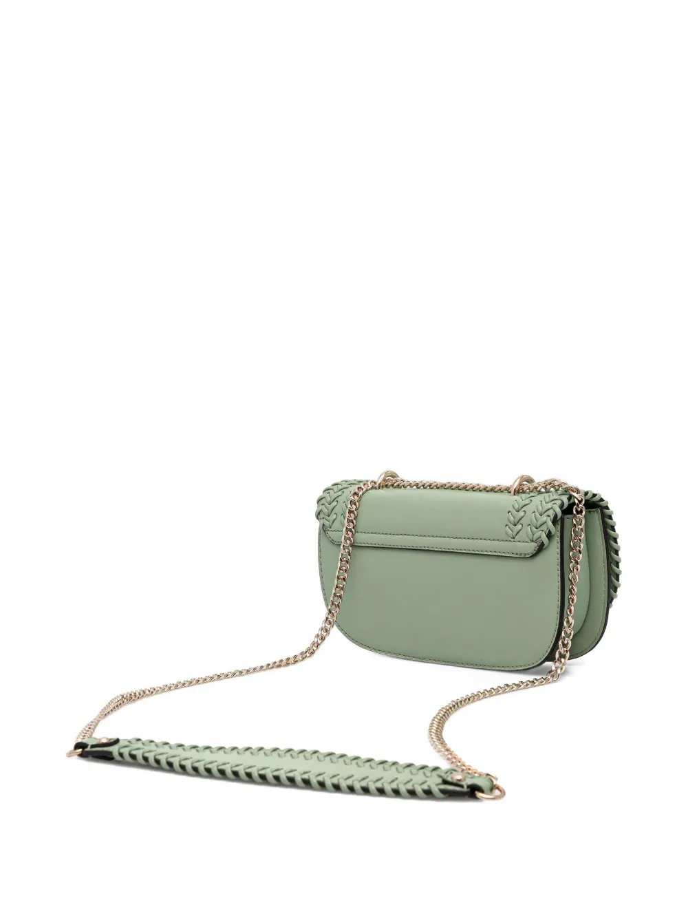 Guess Usa Tatum Chain Cross Body Bag In Green