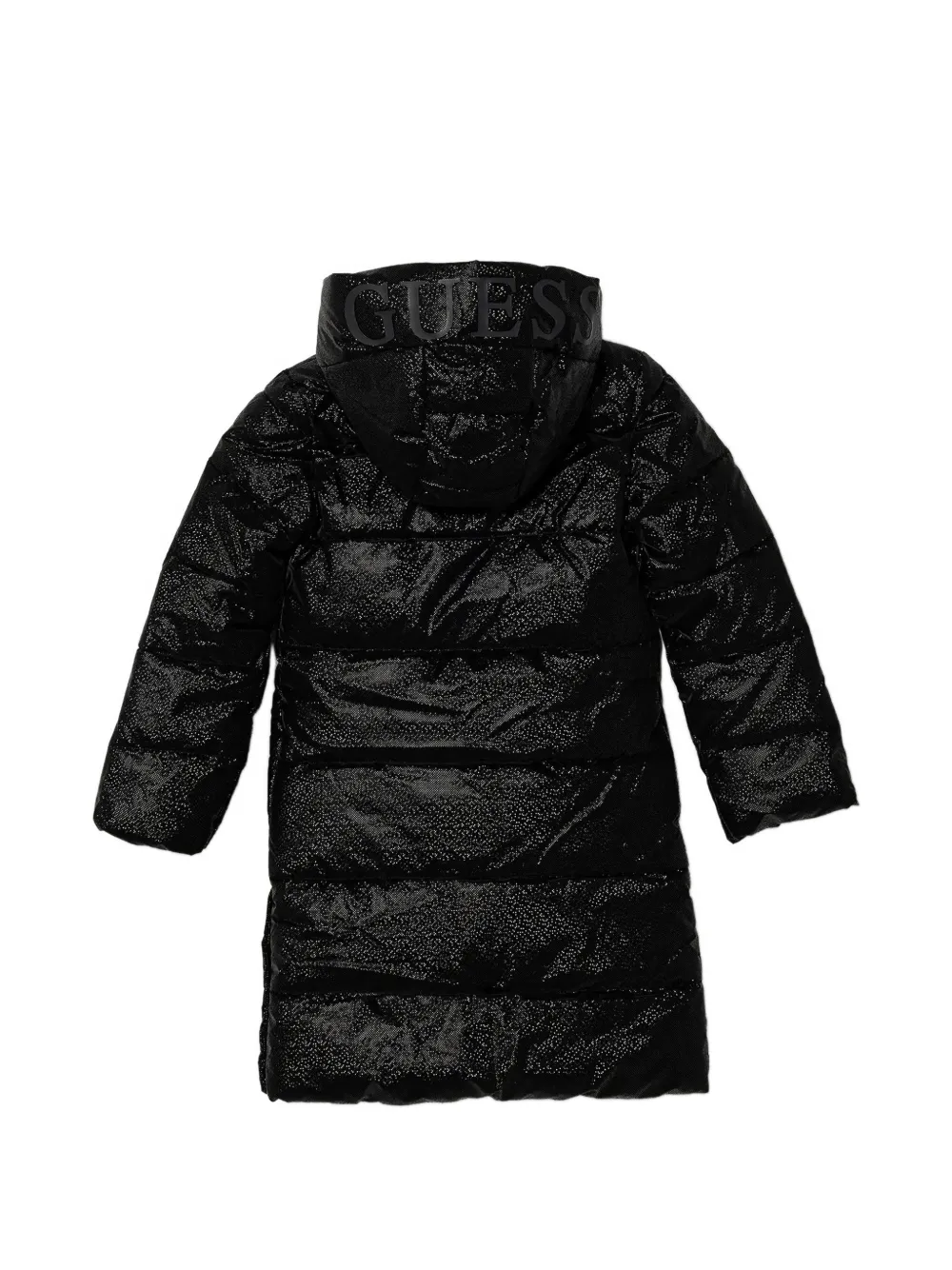  Guess Kids Hooded Puffer Jacket - Black 
