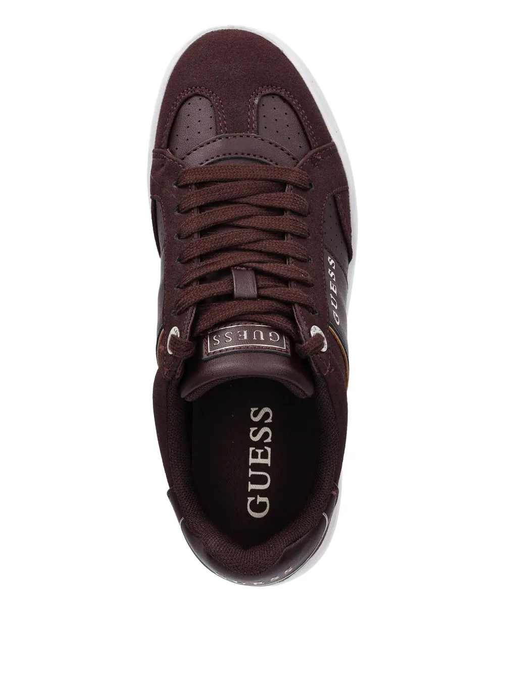 GUESS USA Jrone lace-up sneakers Rood