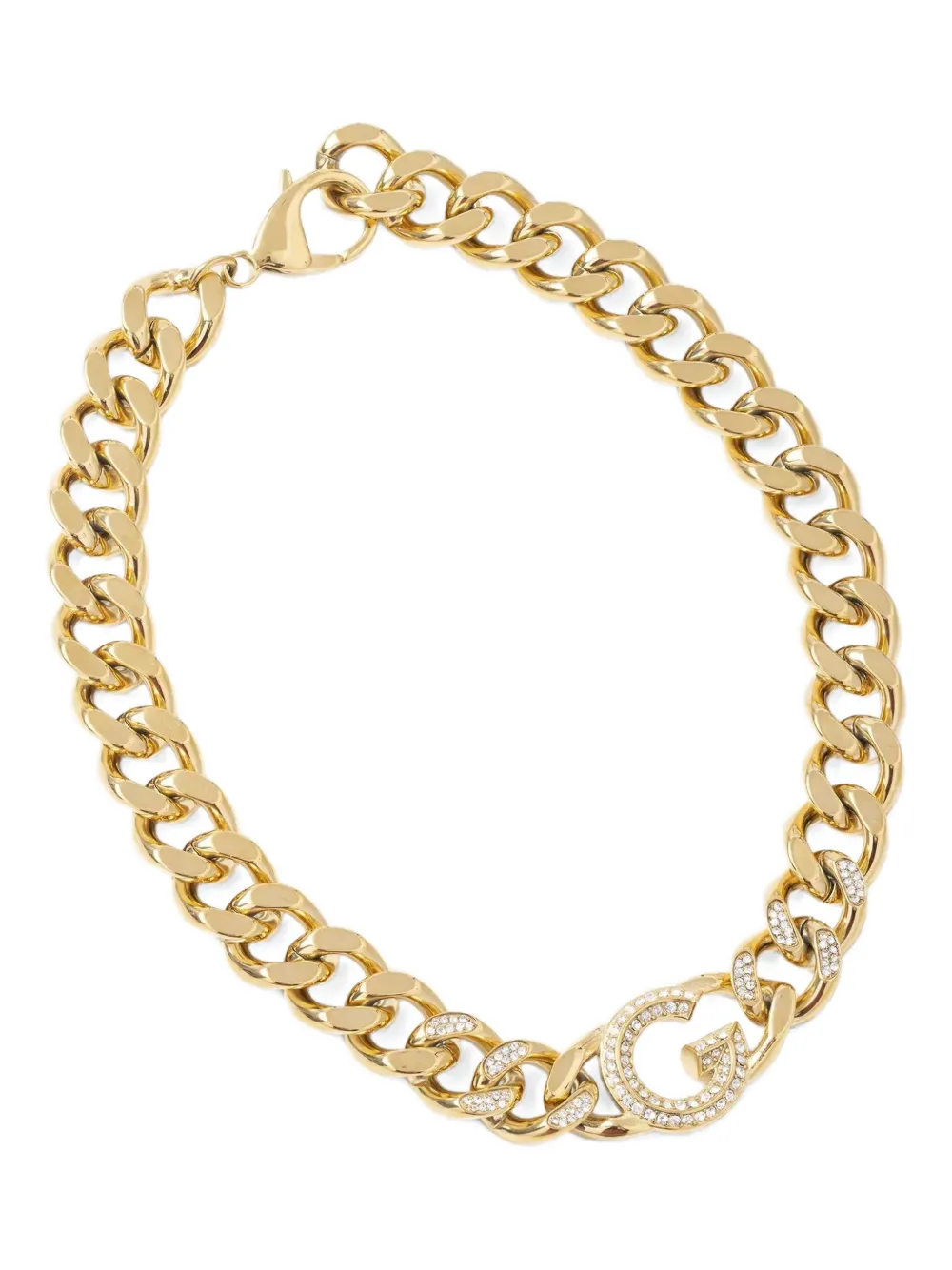 GUESS USA crystal-embellished necklace | Gold | Image 1