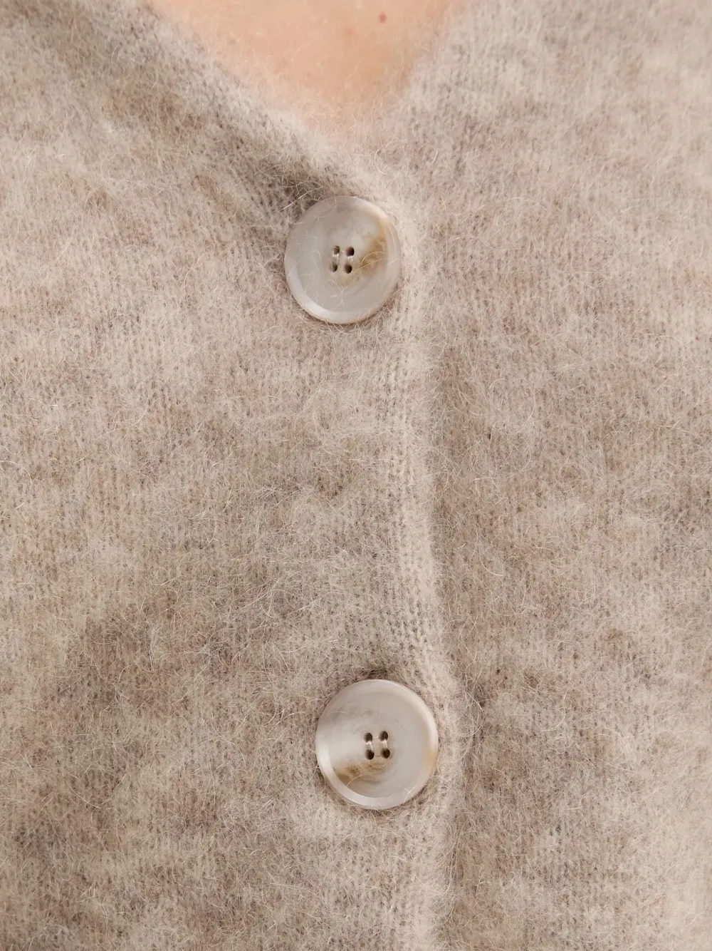 Gzdebbie Button V-Neck Cardigan