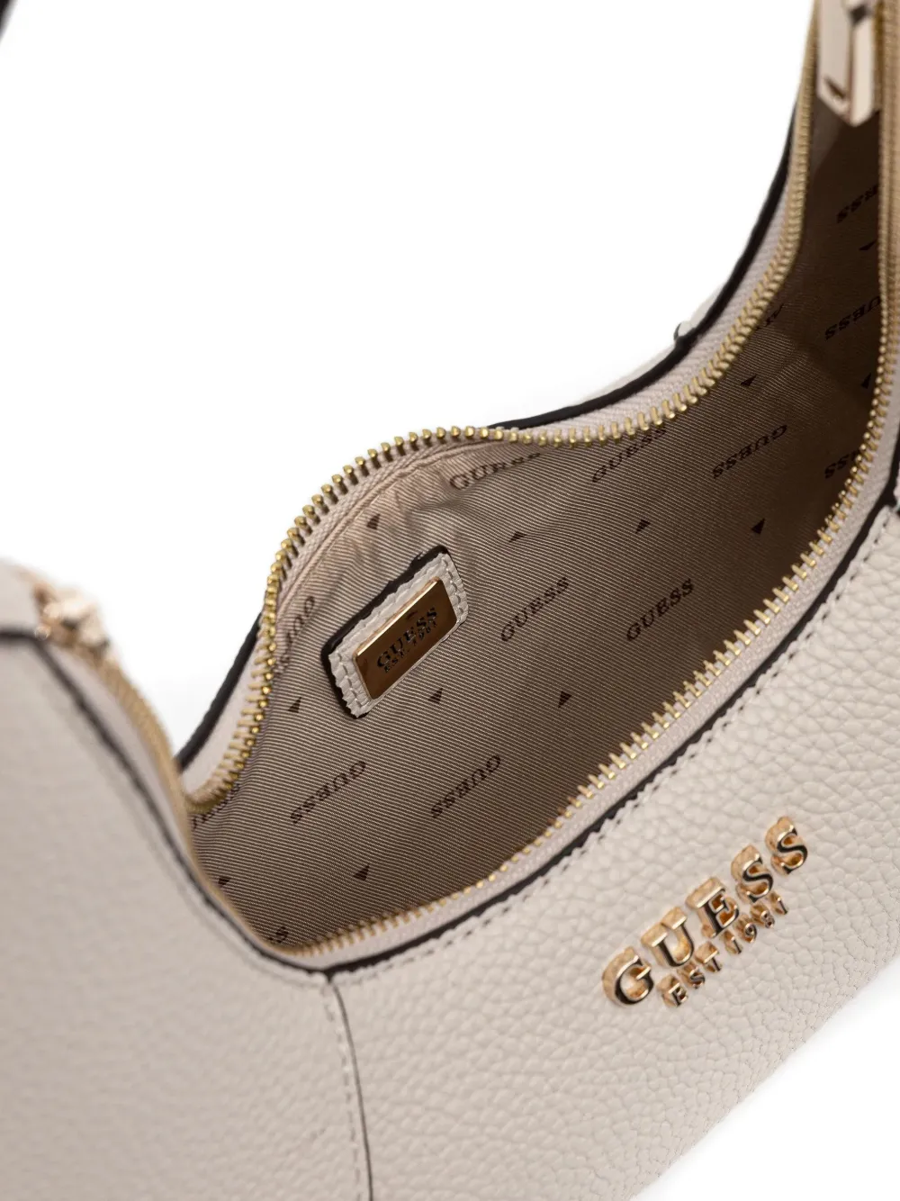 Guess Usa Logo-detail Tote Bag In Neutral