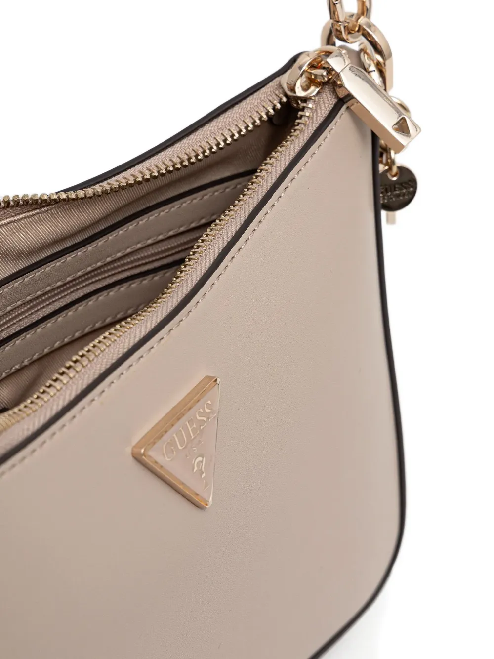 GUESS USA Daryna logo-plaque shoulder bag - Beige