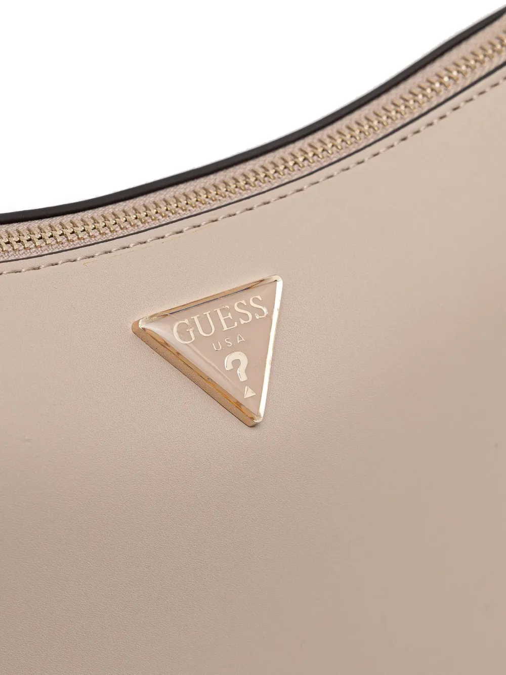 GUESS USA Daryna schoudertas met logoplakkaat Beige