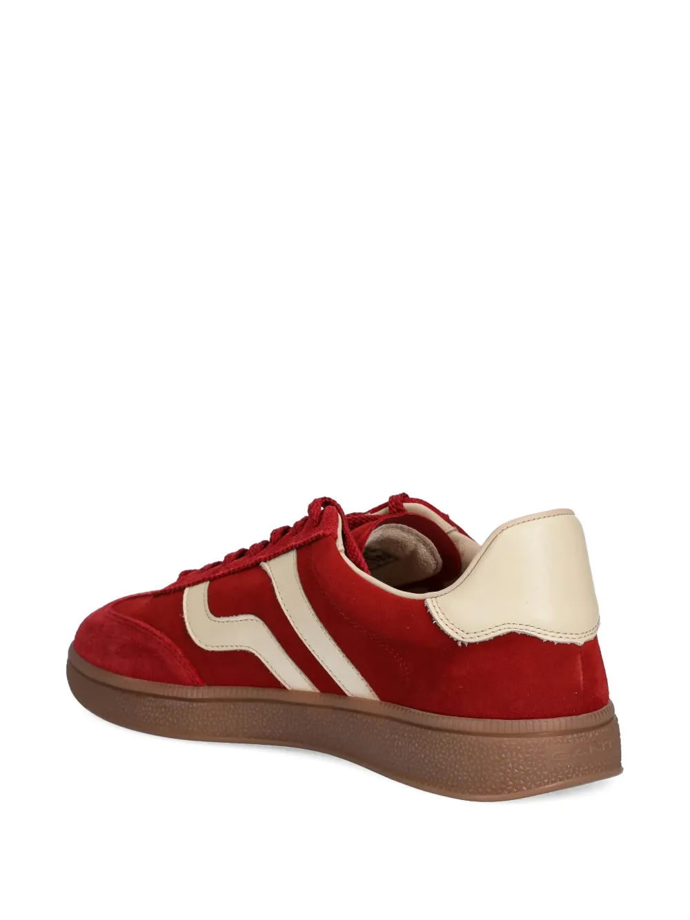 Gant Cuzmo gestreepte sneakers met vlakken Rood