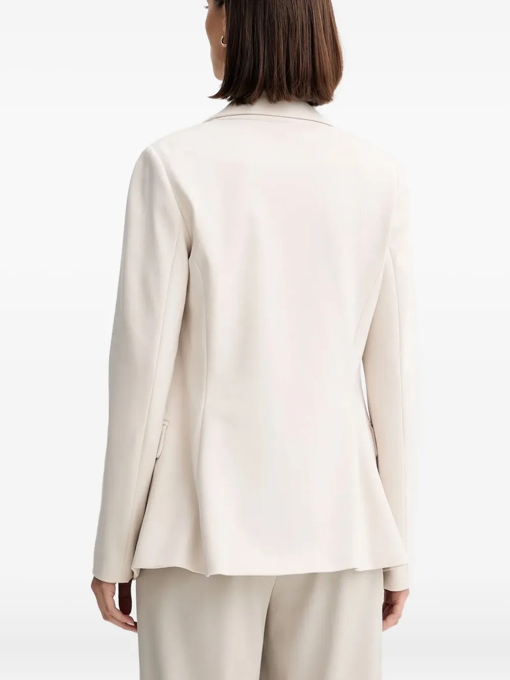 Guess Usa Double-breasted Blazer In White