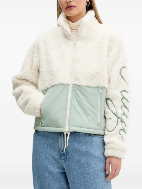 HUGO color-block teddy jacket