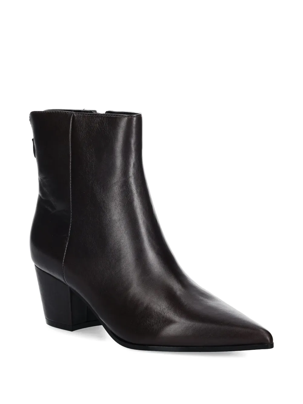 GUESS USA 5 mm Halisa leren enkellaarzen Bruin