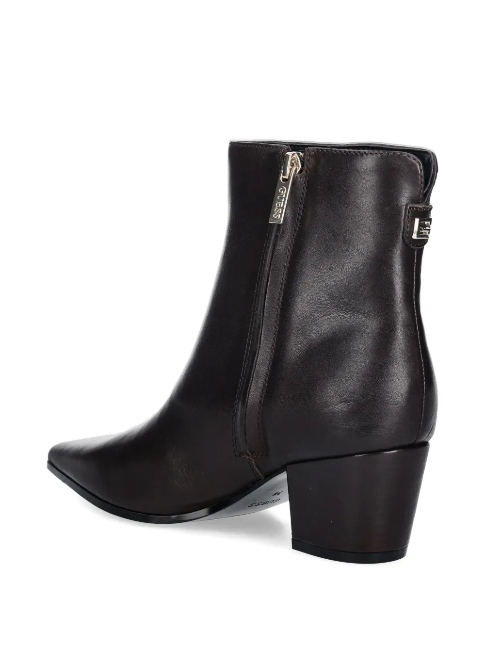 GUESS USA 5 mm Halisa leren enkellaarzen Bruin